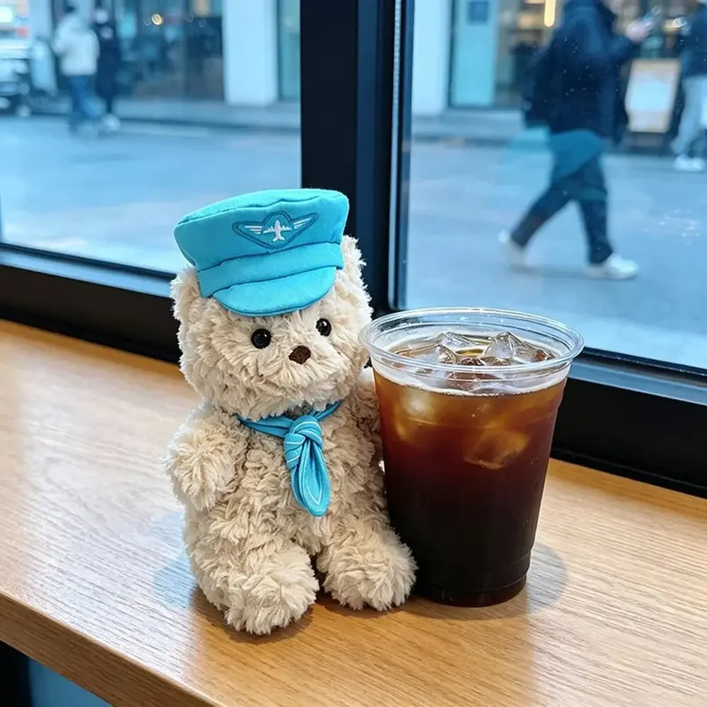 Blue Airline Captain for Bartholomew Bear Plush [JC-JNR-20]
